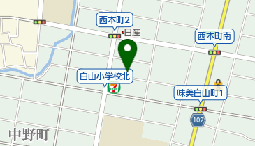 白山珠算学園の地図画像