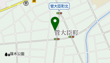 しのぎ学童クラブの地図画像