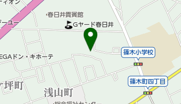 春日井センターの地図画像