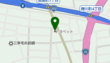 名古屋トヨペット株式会社 勝川店の地図画像