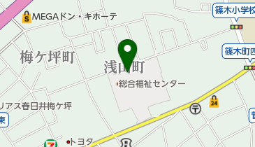 春日井市 福祉文化体育館・サン・アビリティーズ春日井の地図画像