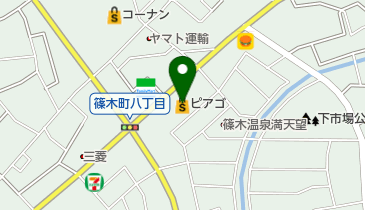 丸忠鮮魚丸忠 ピアゴ篠木店の地図画像