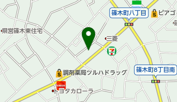 損保ジャパン代理店中央ライブの地図画像