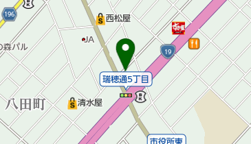 ひびき理容瑞穂通店の地図画像