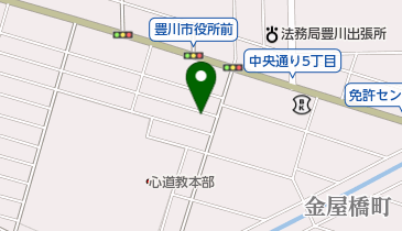 鈴文衣料品店の地図画像