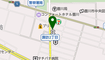 タイセイ豊川本店の地図画像