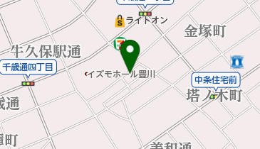 あまの脊椎矯正院の地図画像