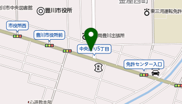 株式会社中日新聞社豊川通信局の地図画像
