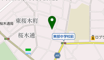 ダスキン愛の店いなりの地図画像