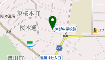 有限会社豊川東部衛生社の地図画像