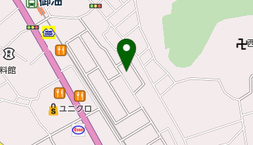 ごゆ動物病院の地図画像