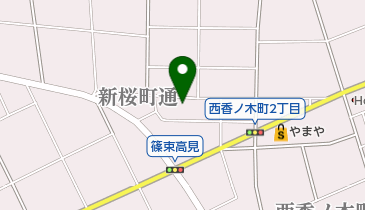 新桜どうぶつ病院の地図画像