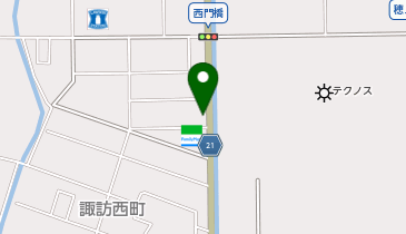 スワ薬局の地図画像