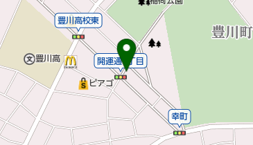 ヘアーサロンかわなかの地図画像