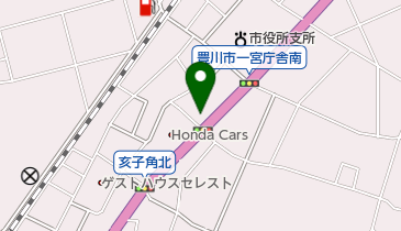 小林理容店の地図画像