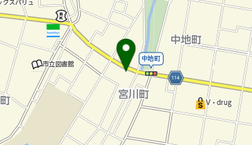 いずもやクリーニング本店の地図画像