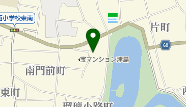 山内クリーニング店の地図画像