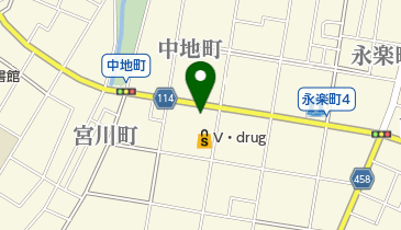 イワシタ理容の地図画像