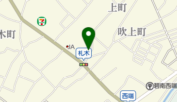 マルウ衣料品店の地図画像