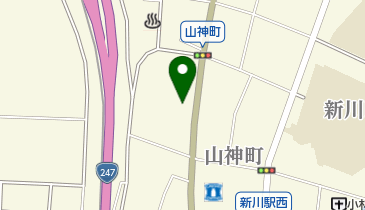 鶴ヶ崎区民館の地図画像