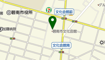 中山区民館の地図画像