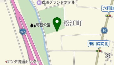 西松江区民館の地図画像