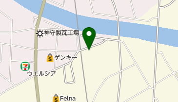 奥谷自動車鈑金塗装の地図画像