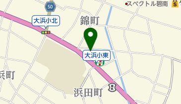 中日新聞 大浜南専売所の地図画像