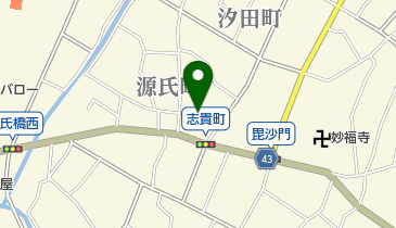 長田接骨院の地図画像