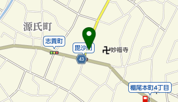 い奈ほ美容院の地図画像