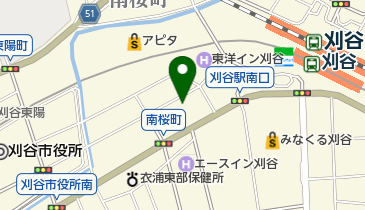 岡田純奈バレエ団刈谷スタジオの地図画像