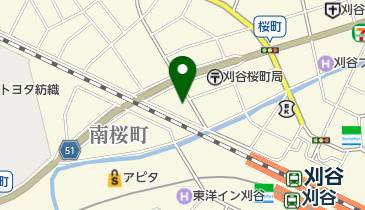 カトレア化粧品店の地図画像