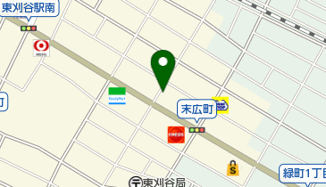 トヨタカローラ愛豊株式会社 東刈谷店の地図画像