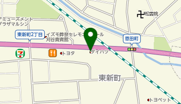 三河ダイハツ株式会社刈谷店の地図画像