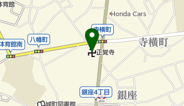 正覚寺の地図画像