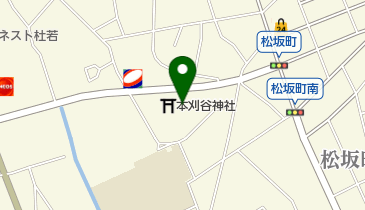 本刈谷神社の地図画像