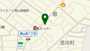 aruru-hair・Sunの地図画像