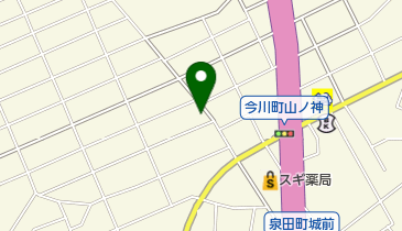 イブ美容室の地図画像