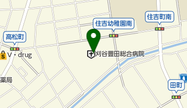 刈谷豊田総合病院の地図画像