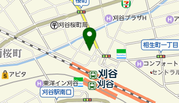 麻雀クラブラッキーバードの地図画像