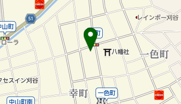 オジマ理容の地図画像