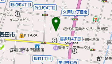 知崎印刷株式会社の地図画像