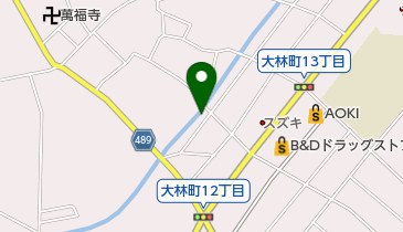 大林町区民会館の地図画像