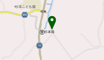杉本公民館の地図画像