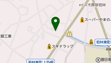 花木書写書道教室の地図画像