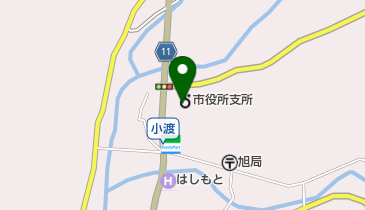 旭女性の会貸衣裳部の地図画像