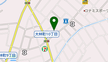 豊田管工株式会社の地図画像