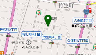 三州クリーニング店の地図画像