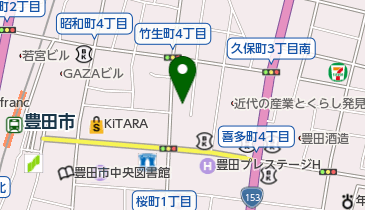 レンタルの十一屋本店の地図画像