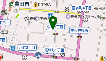 さわこう呉服店の地図画像